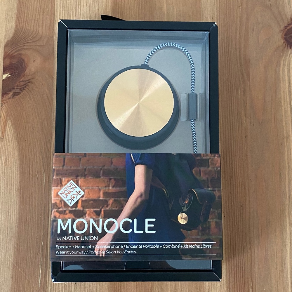 Monocle by Native Union- Speaker + Handset + Speakerphone